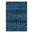 thumbnail image 4 of Unique Loom Paxon Trellis Collection Area Rug - Maeve (7' x 10' Rectangle Navy Blue/Ivory), 4 of 7