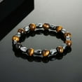 thumbnail image 5 of Hematite Bracelet,Hemios Hematite Bracelet,Hemios Hematite Bracelet Men - Reignites Masculine Energy, Natural Hematite Stone Beaded Stretch Healing Bracelets, 5 of 9