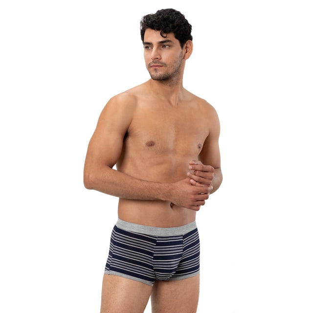 Paquete de Bóxer para Caballero Forte Underwear Modelo Cristóbal, Bóxer tipo slip, Colores obscuros