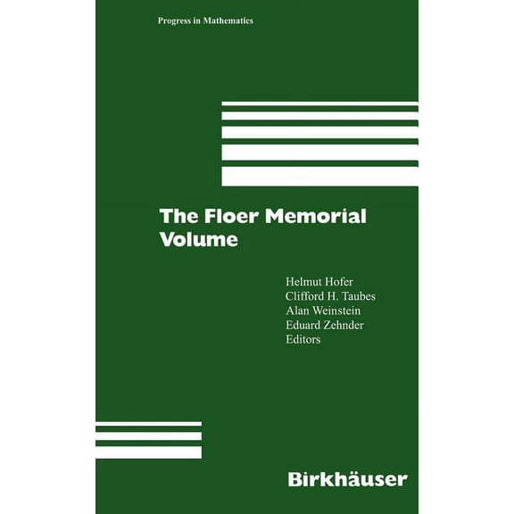 Progress in Mathematics The Floer Memorial Volume, Book 133, (Hardcover)