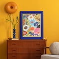 thumbnail image 5 of "Floral Symphony" Chromatic Hand Painted Embellished Giclee Flower Canvas Wall Art with Baroque Two-Tone Frame, 5 of 10
