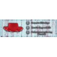thumbnail image 2 of Nicky Bigs Novelties Child Western 1950's Style Kids Cowboy Ranch Hat, Red, One Size, 2 of 9
