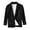 Black, variant on Migroa Men's Blazer Casual Sport Coats Linen Suit Jackets Business Lightweight Daily Suits Beige L