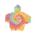thumbnail image 2 of Dyenomite Multi-Color Spiral Pullover Hooded Sweatshirt, 2 of 2