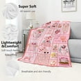 thumbnail image 4 of Pig Blanket Lightweight Soft Flannel Fleece Throw Blankets for Couch Bed Sofa Practical Gifts X-Small (40"X30"), 4 of 6