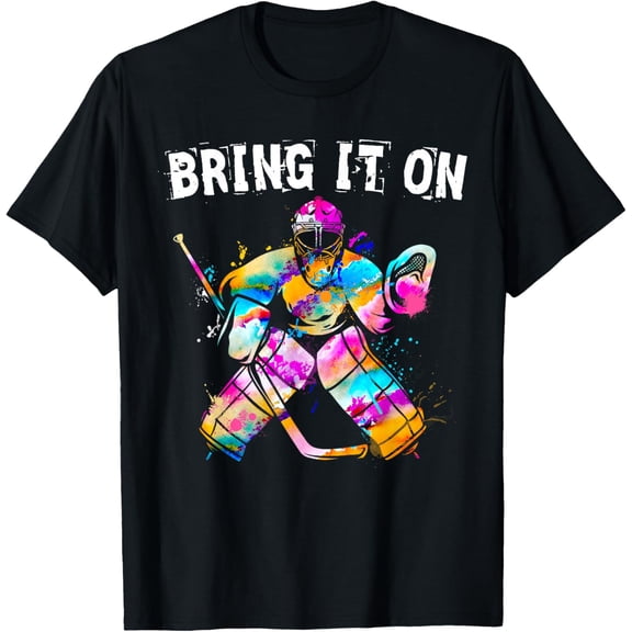 Ice Hockey Player Goalkeeper ice Hockey Goalie Hockey Gift T-Shirt