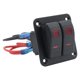 thumbnail image 4 of Panel de interruptores basculantes Yotijar 12 V/24 V 2 marchas LED retroiluminado rojo resistente al agua, 4 of 10