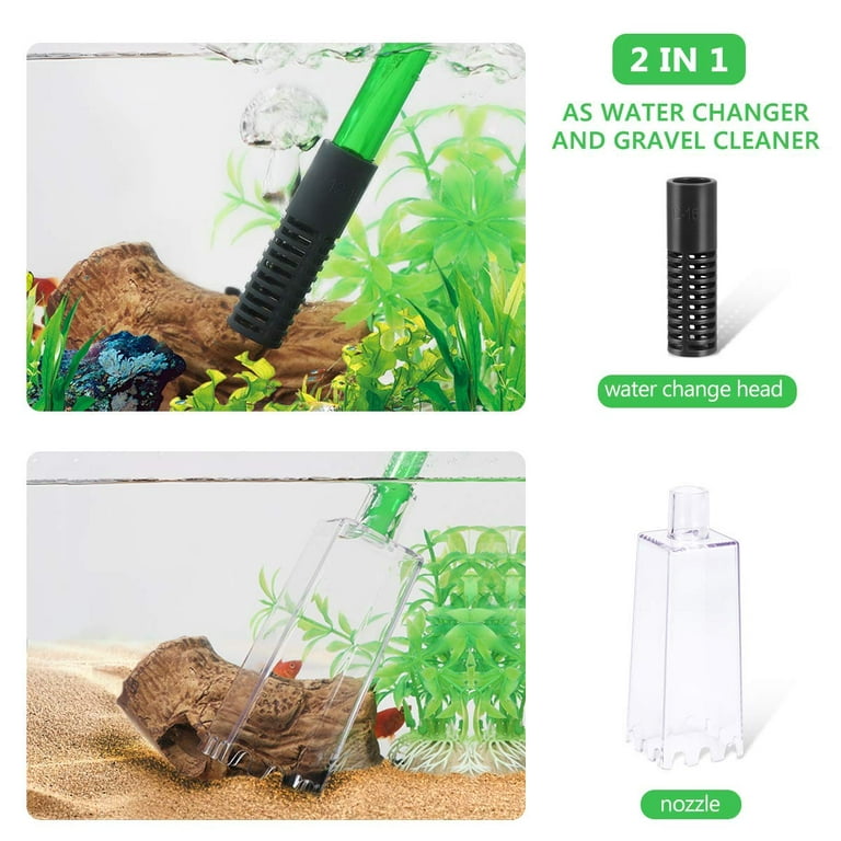 Boxtech Fish Tank Water Change Aquarium Vacuum Siphon Water Changer Filter Sand Cleaner 0.85 Boud