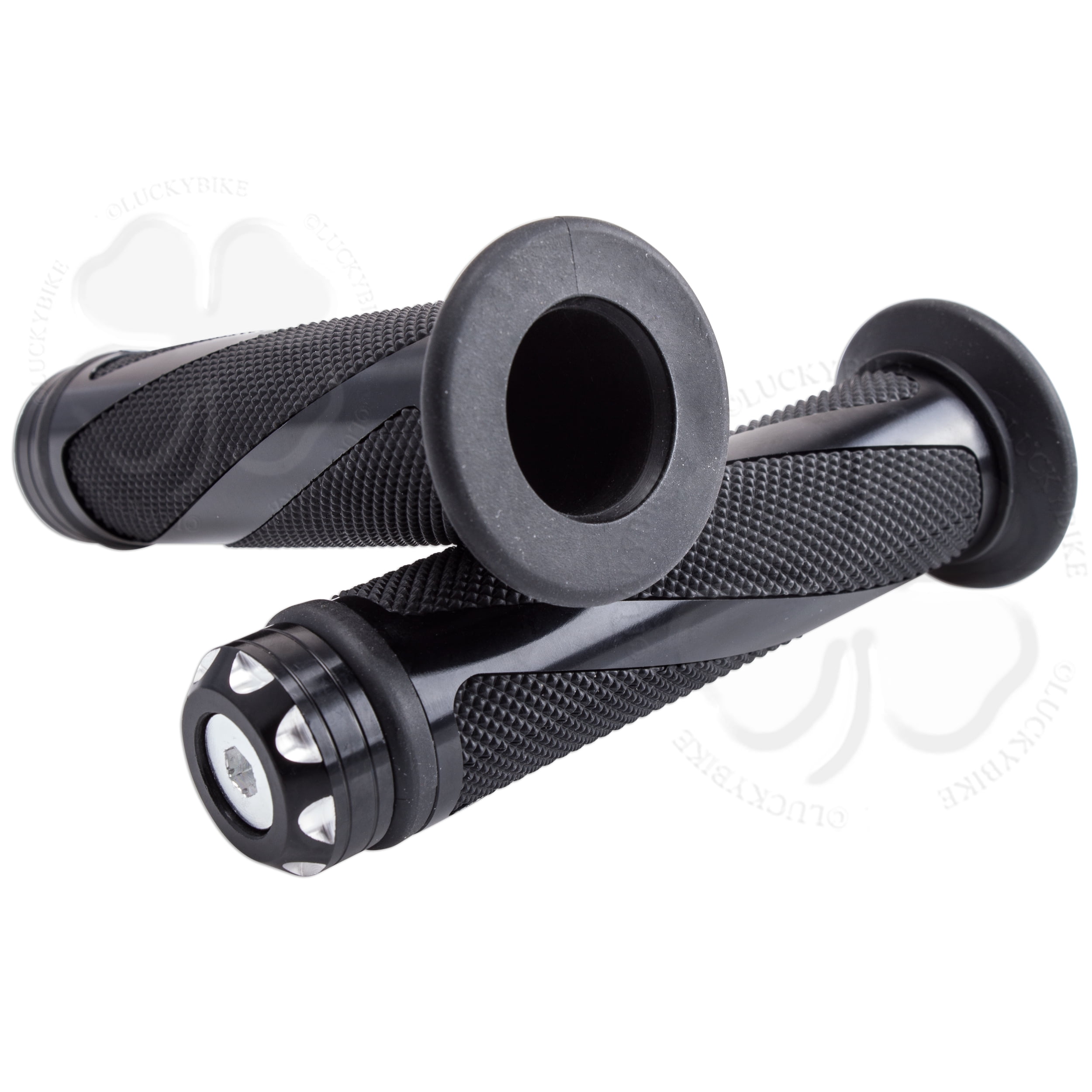 Motorcycle Twist Hand Grips Bar Ends 7/8 Inch Handlebars GSXR CBR Ninja