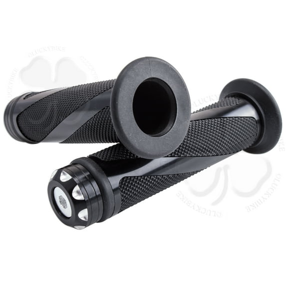 Motorcycle Twist Hand Grips Bar Ends 7/8 Inch Handlebars GSXR CBR Ninja ZX R1 R6