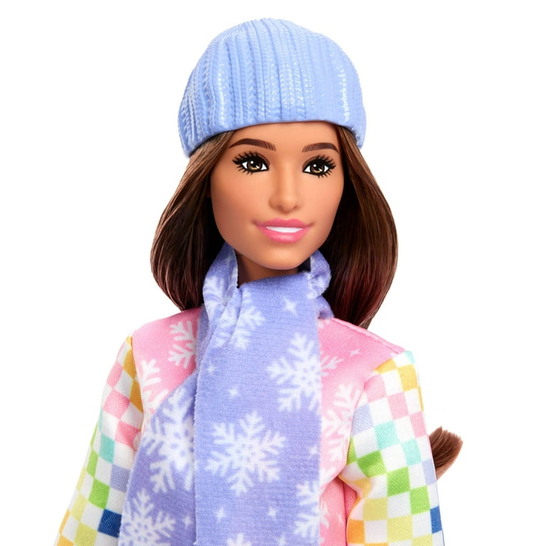 Barbie Careers Snowboarder Doll in Pink Jacket with 10+