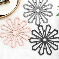 ACDANC 5Pcs Silicone Trivet Mat-Hot Pot Holder Hot Pads for Table & Countertop-Trivet for Hot Dishes-Non-Slip & Heat Resistant Modern Kitchen Hot Pads