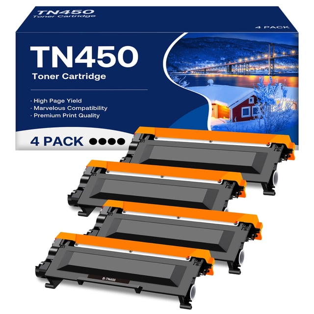 Cartucho de tóner MCYCOLOR TN450 de alto rendimiento para impresora Brother