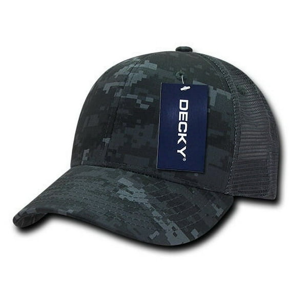 Cotton Curve Bill Trucker Cap, Ntg/Cha