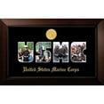 thumbnail image 2 of Campus Images MASSLG002S Patriot Frames Marine Collage Photo Legacy Black Cherry Frame with Silver Medallion, 2 of 2