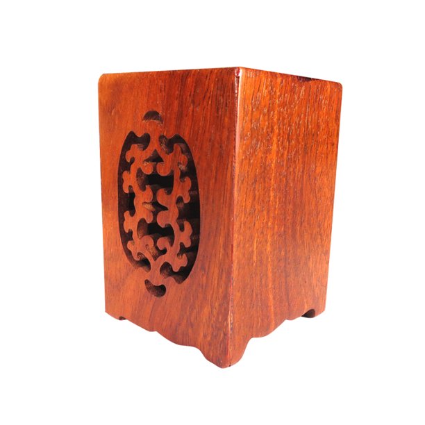 1 portalápices de madera, organizador de escritorio, papelería, regalo, organizador de escritorio multiusos, caja de almacenamiento de madera natural ecológica.