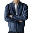 thumbnail image 7 of Handshe Men's Corduroy Jacket, Solid Color No Hood Long Sleeve with Full Zip for Casual Outdoor Wear, 7 of 7