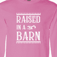thumbnail image 4 of Inktastic RAISED in a BARN in White Long Sleeve T-Shirt, 4 of 5