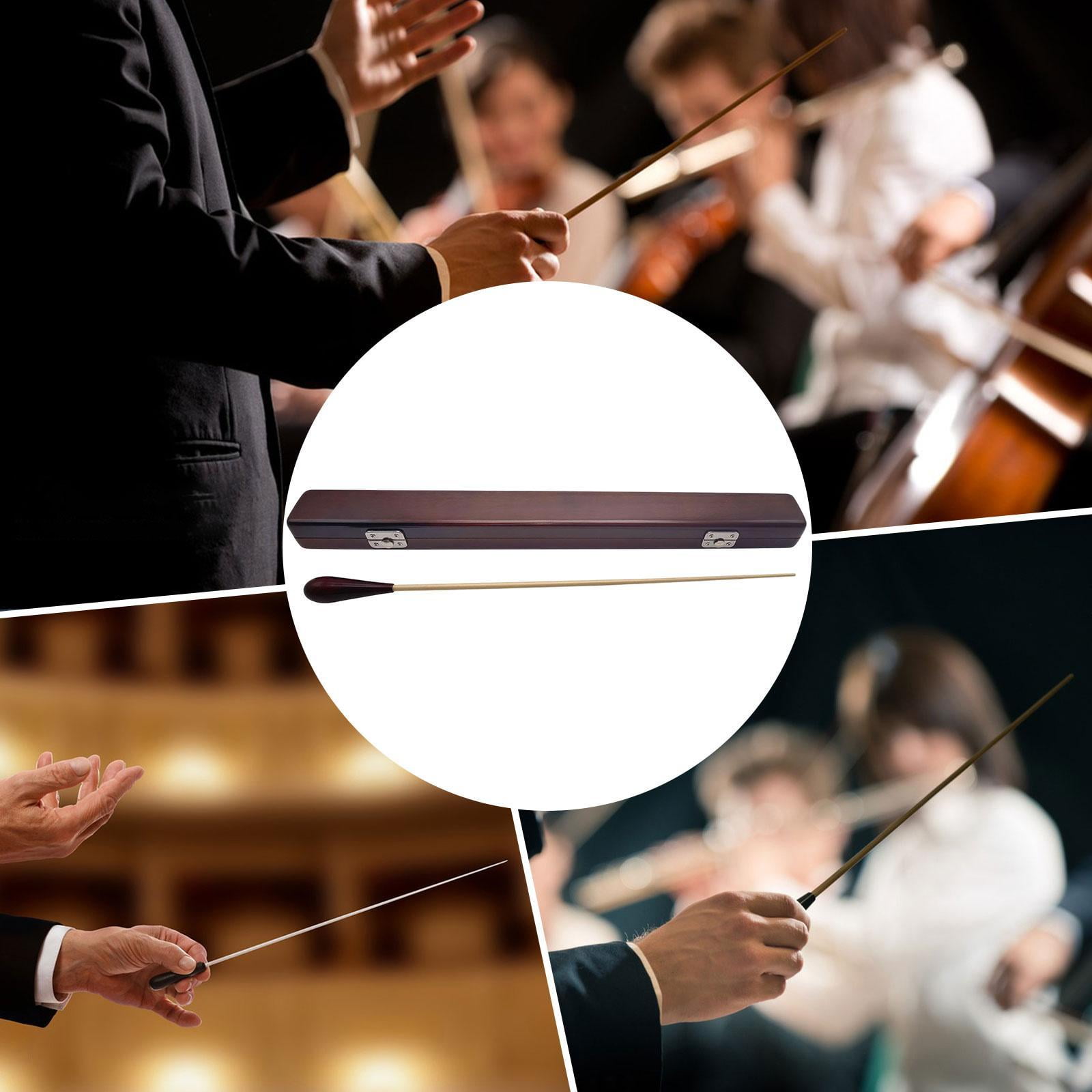 LeeQinersw Conductor's Wooden Flute for Adults. Unique Musical Pieces. Professional Set Red Handle