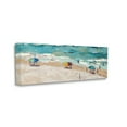 thumbnail image 4 of Stupell Industries Summer Beachgoers on Shore Landscape Painting Gallery Wrapped Canvas Art Print Wall Art, 48 x 20, 4 of 8