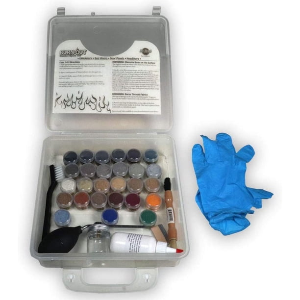 Cigarette Burn Repair Starter Kit 27 Various Velour Colors Great