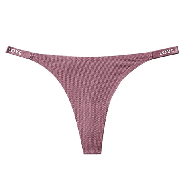 Cadeaux pour Maman LSLJS Mode pour Femmes Aguichant Sans Traces Transparent Taille Basse String Culottes String pour Femmes G-Strings et Strings