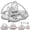 Grey, variant on Baby Gym Play Mat, Sitting-up Babies Seats for Infants,with 5 Detachable Toys, Infant Toddler Activity Tummy Time Playmats for Newborn 0-12 Months