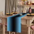 thumbnail image 2 of Blue Black Ombre Table Runner 70 Inches Long, Cotton Linen Table Runner Dresser Scarf, Modern Gradient Abstract Art Fabric Tablerunners for Dining Coffee Tables Wedding Holiday Party 13"x70", 2 of 9