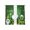 Dark Green, variant on St. Patrick's Day Sheer Curtains 96 Inch Length 2 Panels Set Window Treatments, Green Gnomes Gold Coin Shamrock Beige Rod Pocket Semi Curtains for Living Room/Bedroom/Kitchen Décor, 104"W x 96"L
