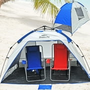 Beach Cabanas Deluxe Instant Popup Beach Tent Shelter Cabana Upf 100
