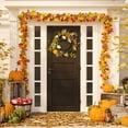 thumbnail image 2 of SAFAVIEH Faux 24 Inch Oak Leak Wreath W/ Pumpkins, Multi, 2 of 6
