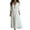 White, variant on SAWOBUUN Womens Boho Embroidered Maxi Dress Long Sleeve V Neck Loose Fit Beach Vacation Summer Long Dress