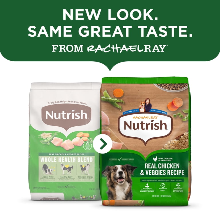 Rachael Ray Nutrish Adult Dry Dog Food Real Chicken & Veggies