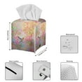 thumbnail image 5 of ZUXONGSY Hummingbird Square Tissue Box Cover Floral 2 Packs PU Leather Tissue Box Holder Modern Decorative Tissue Box Organizer Fashion Tissue Box for Women Gifts for Mom, 5 of 7