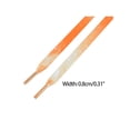 thumbnail image 3 of INSPIRE CHIC Gradient Shoe Laces for Sneakers Tie-Dye Flat Shoe Laces Cute Shoe Strings 1 Pair Orange 140cm/55.1", 3 of 5