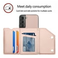 thumbnail image 5 of Mantto Cases for Samsung Galaxy S22 - 6.1 inch Wallet Case with Card Holder, PU Leather ID Credit Card Slots Double Magnetic Clasp Kickstand Shockproof Back Flip Slim Phone Cover, Rosegold, 5 of 8