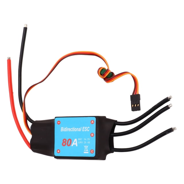 Barco RC 80A ESC, 80A Barco RC Sin Escobillas ESC Sin Escobillas Aprendizaje Automático Función De Inversión Multifunción Para Bricolaje