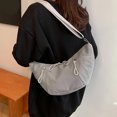 thumbnail image 6 of RUISINERY Crescents Bag Small Slings Crossbody Bag with Half Moon Shape Fashionable Slings Bag Moon Bags Slouchy Dumpling Bags, 6 of 8