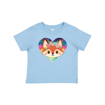 

Inktastic Fox Lover Heart Cute for Girls Gift Baby Girl T-Shirt