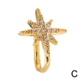 thumbnail image 1 of Jewelry Non-Piercing U-Shaped Nose Clip Micro-Inlaid Zircon Heart Fishtail Crown Nose Stud, 1 of 1