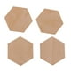 thumbnail image 4 of 50/100/200 piezas de MDF natural grueso con formas hexagonales para manualidades para hacer joyas. 50 piezas 50 mm, 4 of 9