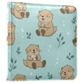 thumbnail image 2 of PU Leather Photo Album with Self-Adhesive Pages Scrapbook DIY Picture Holds 20+ Sheets Cute Otter Pattern, 2 of 9