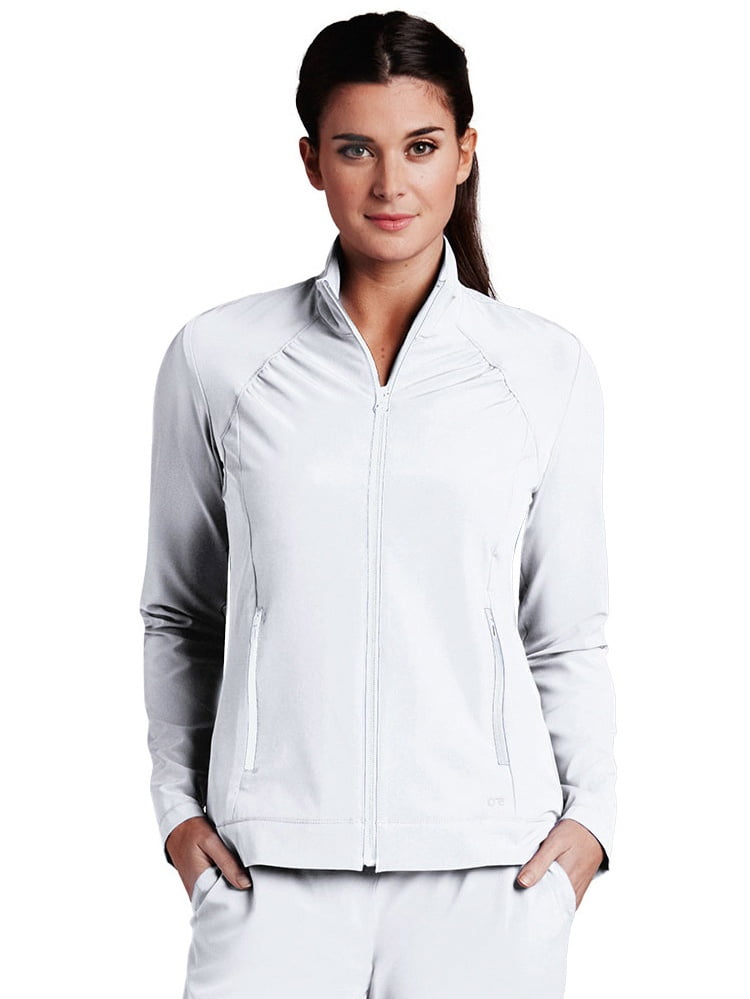 Download Barco One - Barco One™ Women's Stand Collar Zip Up Solid Scrub Jacket - Walmart.com - Walmart.com