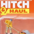 thumbnail image 3 of Matchbox Collectible Die-Cast Metal Vehicle Hitch & Haul Set - HVP28 ~ MBX Construction Zone ~ Road Stripe King and Plowverizer Dumptruck ~ Includes 2 Figures and Accessories, 3 of 4