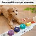 thumbnail image 4 of Mewoofun Dog Buttons for Communication, Dog Buttons Talking with Anti-Slip Mat, Pet Training Buttons Voice Recording Clicker with Include Training Manual for Cats and Dogs(6 Packs), 4 of 7