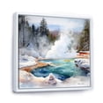 thumbnail image 2 of Designart "Winter'S Charming Geyser" Geyser Floater Framed Canvas Prints, 2 of 5