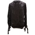 thumbnail image 2 of Gypsies & Moondust Women Small Velvet Crewneck Sweater, 2 of 3