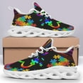 thumbnail image 4 of Autism Acceptance Heart Shoes Trail Running Shoe Non-Slip Breathable Comfortable Sneakers White Size 11.5, 4 of 7