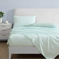 thumbnail image 2 of Laura Ashley - King Sheets, Cotton Percale Bedding Set, Lightweight & Breathable Home Decor (Margate Shells Blue, King), 2 of 5