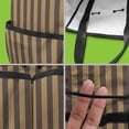 thumbnail image 5 of Bright Checkered Garden Tools Bag, Water-proof Oxford Garden Tote Home Organizer Gardening Tool Bag Kit Holder with 8 Pockets for Indoor and Outdoor Gardening (Tools Not Included), 5 of 6